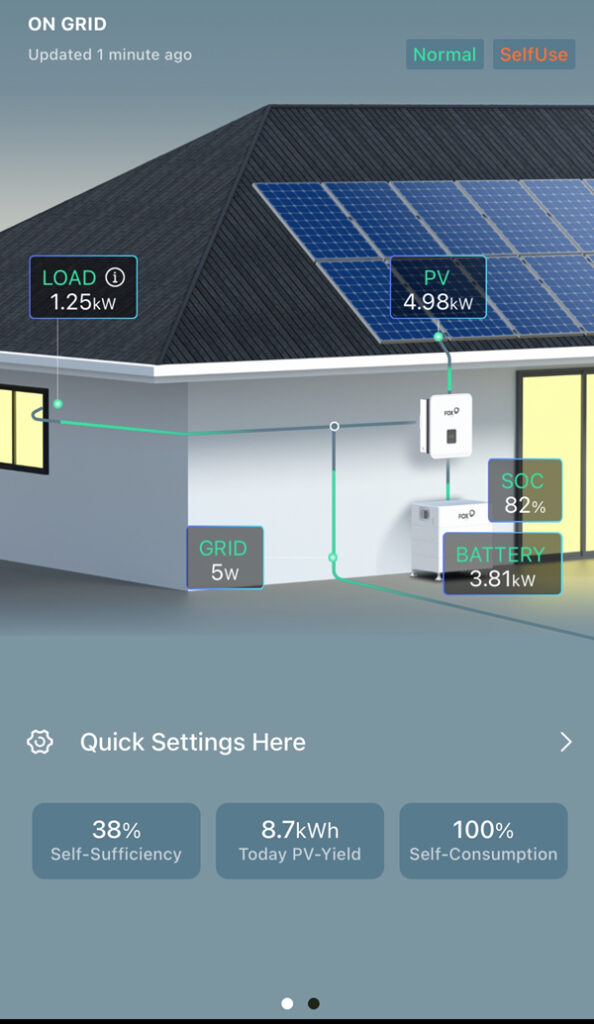Denmead solar panel installation