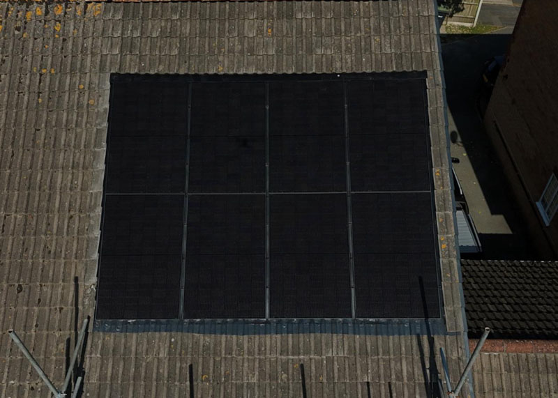 Solar panel installation Purbrook